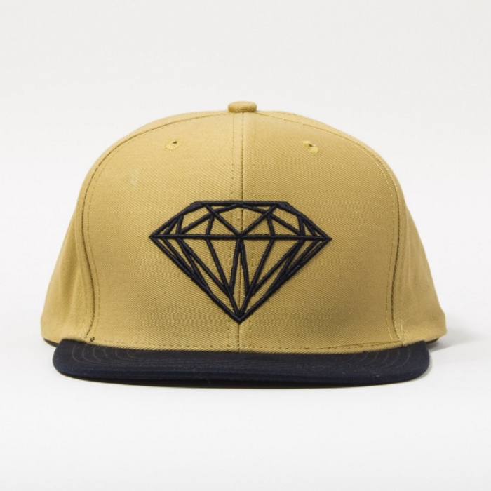 Diamond Brilliant Snapback - Khaki/Navy - Men's Hat