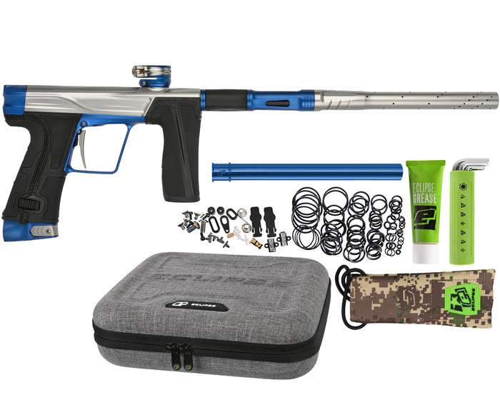 Planet Eclipse Geo R5 Paintball Gun - Titanium/Blue
