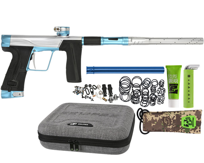 Planet Eclipse Geo R5 Paintball Gun - Silver/Electric Blue
