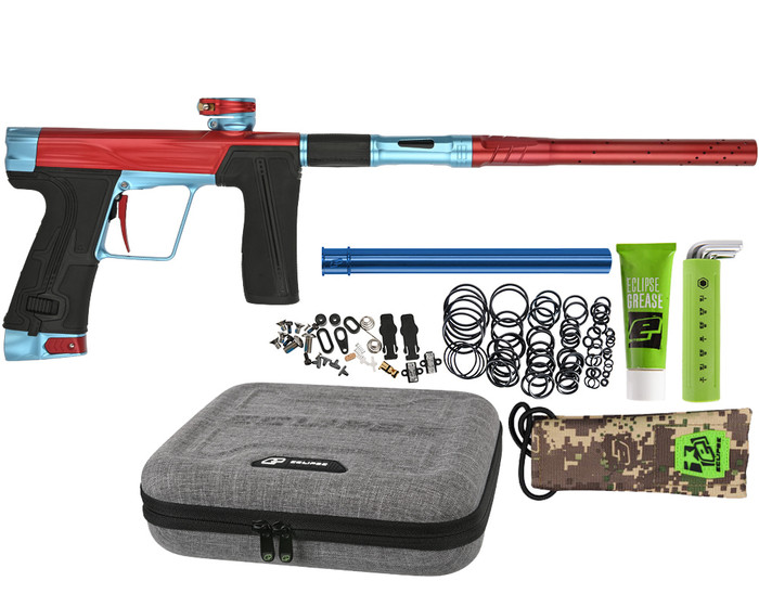 Planet Eclipse Geo R5 Paintball Gun - Redemption (Red/Electric Blue)