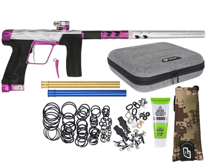 HK Army Shredder CS3 Pro Paintball Gun by Planet Eclipse - Silver/Purple