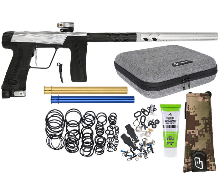 HK Army Shredder CS3 Pro Paintball Gun by Planet Eclipse - Silver/Black