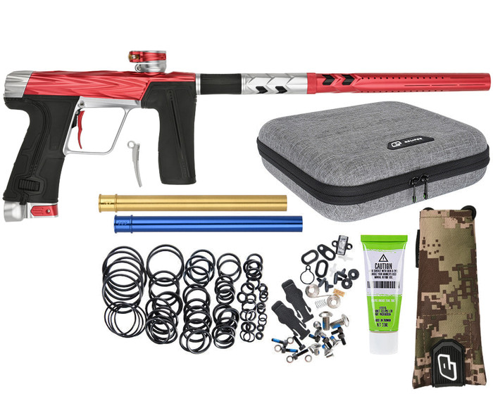 HK Army Shredder CS3 Pro Paintball Gun by Planet Eclipse - Red/Silver