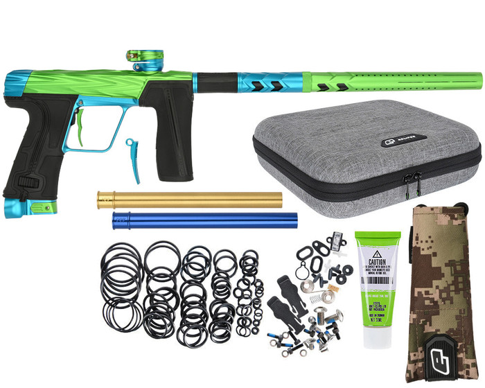 HK Army Shredder CS3 Pro Paintball Gun by Planet Eclipse - Lime/Teal