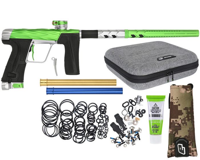 HK Army Shredder CS3 Pro Paintball Gun by Planet Eclipse - Lime/Silver