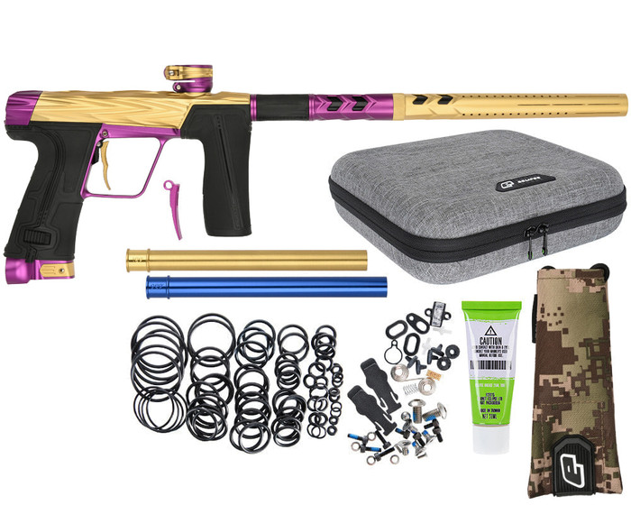HK Army Shredder CS3 Pro Paintball Gun by Planet Eclipse - Gold/Purple