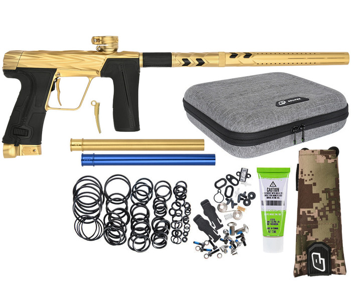 HK Army Shredder CS3 Pro Paintball Gun by Planet Eclipse - Gold/Gold