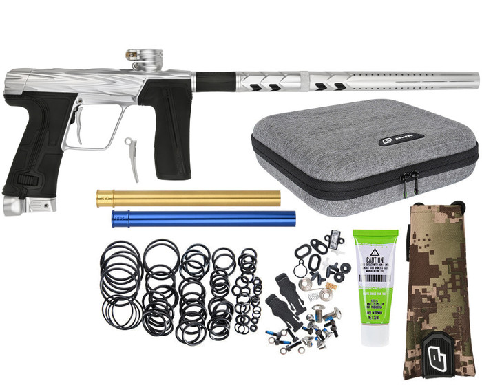 HK Army Shredder CS3 Pro Paintball Gun by Planet Eclipse - Pure (Silver/Silver)