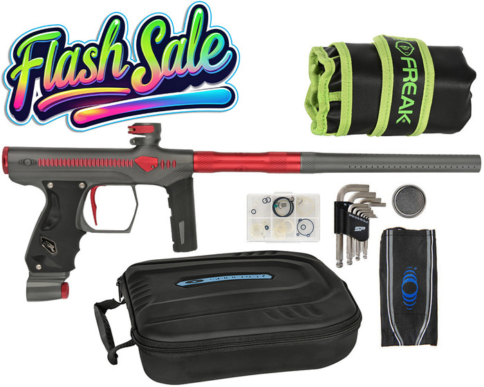 Method DLX Shocker Era Paintball Gun - Gray/Red