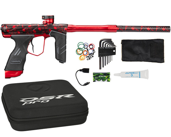 Dye DSR Pro Paintball Gun - PGA Sandana Skull Red