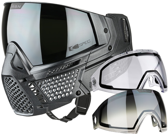 Carbon CRBN Zero GRX Paintball Mask (Less Coverage) - ELMT Platinum