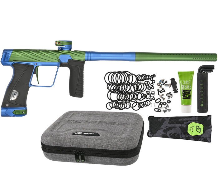 HK Army Paintball Gun By Planet Eclipse - Orbit Gtek 180R - Green/Blue