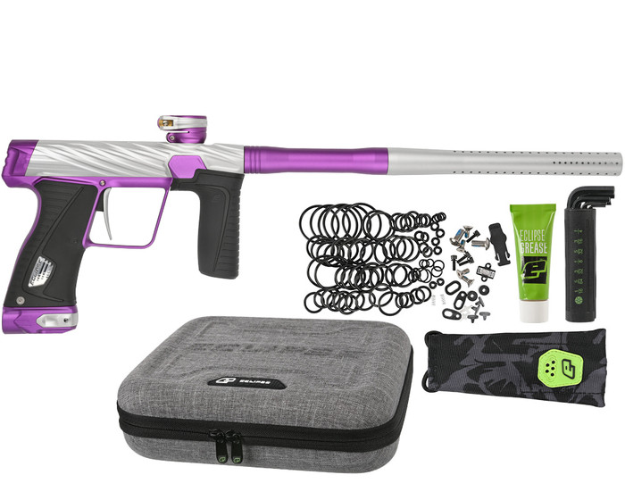 HK Army Paintball Gun By Planet Eclipse - Orbit Gtek 180R - Silver/Purple