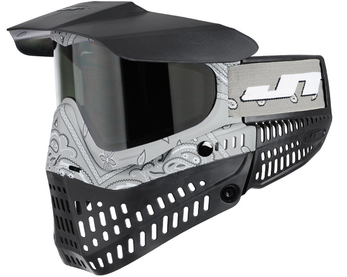 JT ProFlex Paintball Mask - Bandana Stone Grey w/ 1 Lens