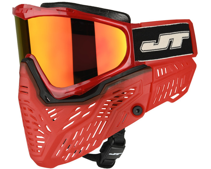 HK Army/JT Paintball Mask - RMX - Ice Red/Ghost Red