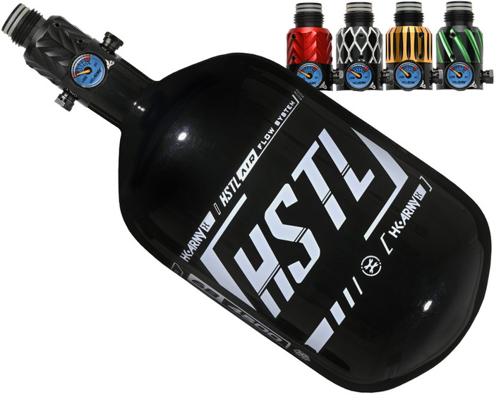 HK Army Aerolite Air System w/ Elite Pro Adjustable Regulator - HSTL Tri-Label - 68/4500 - Black/White