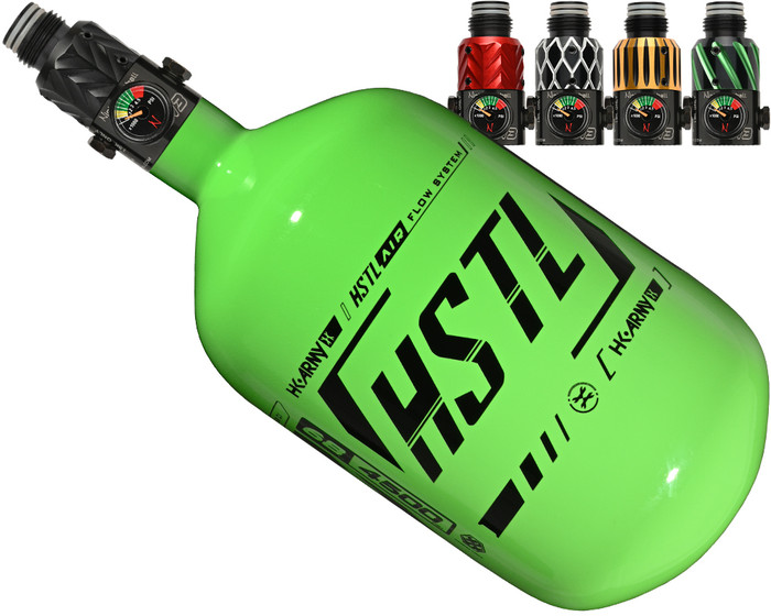 HK Army Aerolite HSTL Tri-Label Air System w/ Elite Pro Adjustable Regulator - 68/4500 - Neon Green/Black