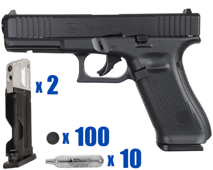 T4E .43 Cal Training Pistol Paintball Package Kit - November - Glock G17 Gen 5 (Standard Edition)