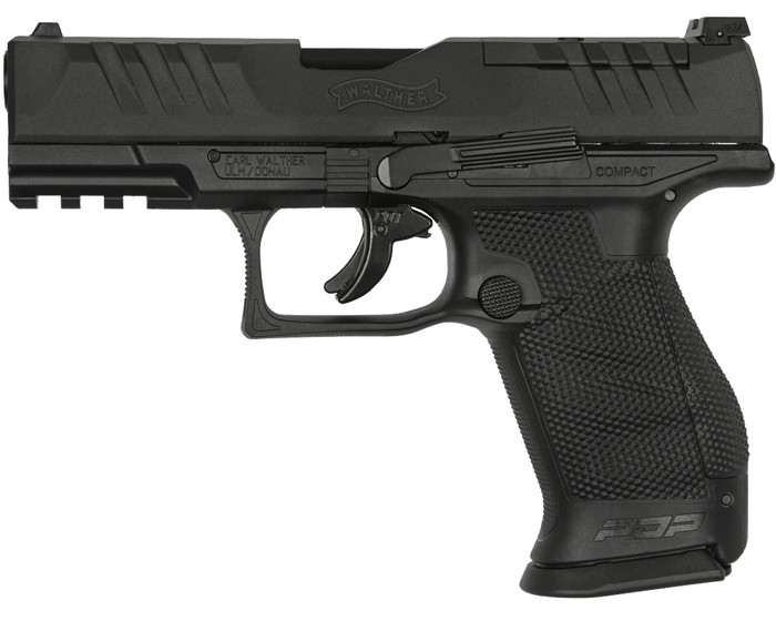T4E .43 Cal Training Paintball Pistol - Walther PDP Compact Optic Ready - Black/Black (2292191)