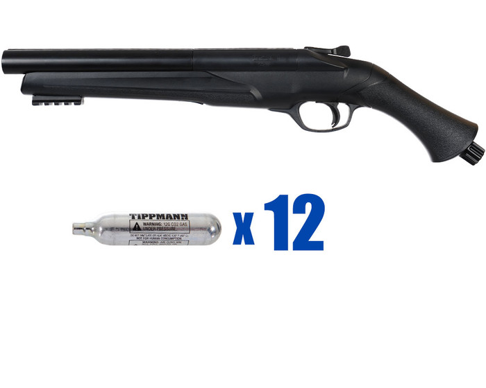 T4E .68 Cal Paintball Shotgun Package Kit - HDS 16 Joule - Basic #1 - Black