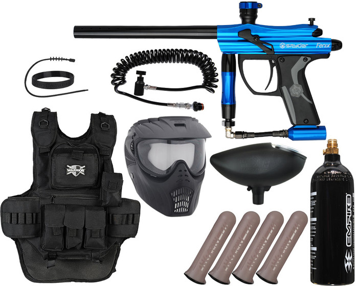 Kingman Paintball Gun Package Kit - Spyder Fenix - Heavy Gunner