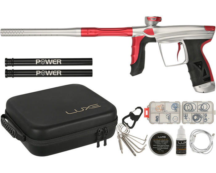 DLX Luxe Paintball Gun - Aire - Dust White/Dust Red