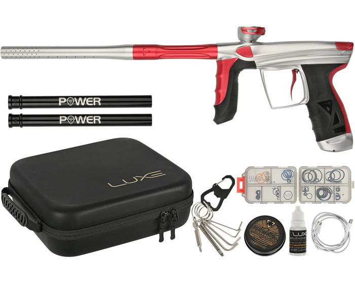 DLX Luxe Aire Paintball Gun - Dust White/Dust Red