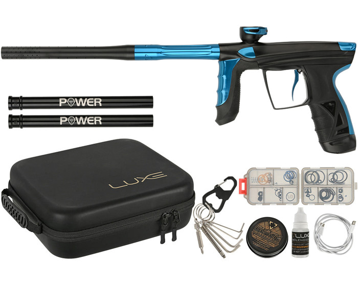 DLX Luxe Aire Paintball Gun - Dust Black/Gloss Blue