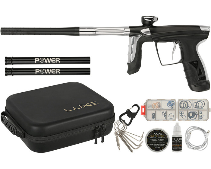 DLX Luxe Paintball Gun - Aire - Dust Black/Gloss White