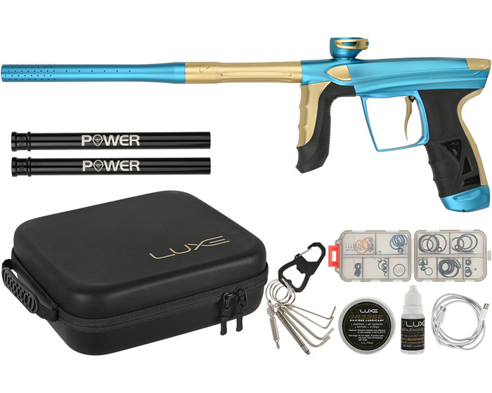 DLX Luxe Paintball Gun - Aire - Dust Blue/Dust Gold