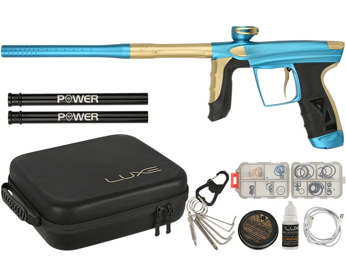 DLX Luxe Aire Paintball Gun - Dust Blue/Dust Gold