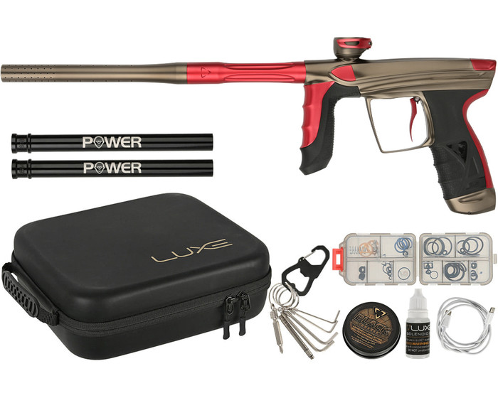DLX Luxe Paintball Gun - Aire - Dust Copper/Dust Red