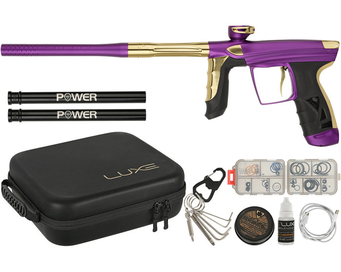 DLX Luxe Paintball Gun - Aire - Dust Purple/Gloss Gold