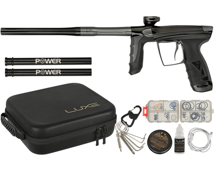 DLX Luxe Paintball Gun - Aire - Gloss Black/Dust Grey