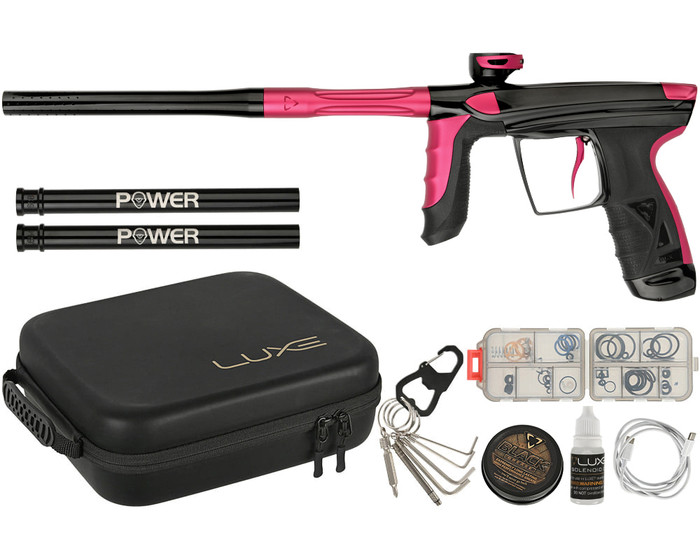 DLX Luxe Paintball Gun - Aire - Gloss Black/Dust Pink