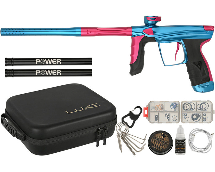DLX Luxe Paintball Gun - Aire - Gloss Blue/Dust Pink