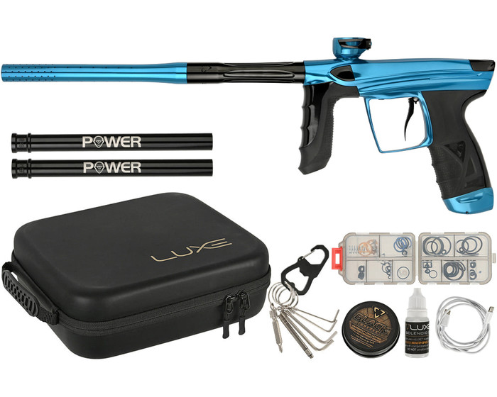 DLX Luxe Paintball Gun - Aire - Gloss Blue/Gloss Black