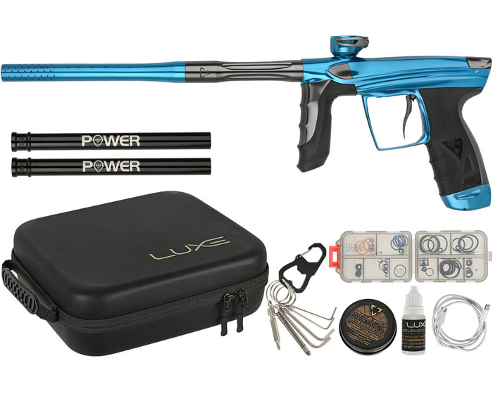 DLX Luxe Paintball Gun - Aire - Gloss Blue/Gloss Grey