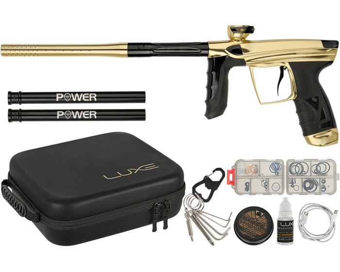 DLX Luxe Paintball Gun - Aire - Gloss Gold/Gloss Black