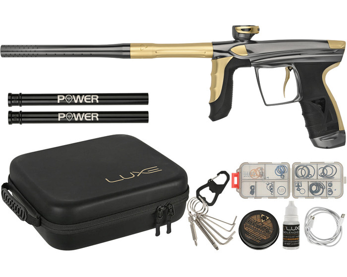 DLX Luxe Paintball Gun - Aire - Gloss Grey/Dust Gold