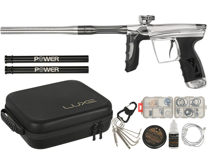 DLX Luxe Paintball Gun - Aire - Gloss White/Gloss Grey