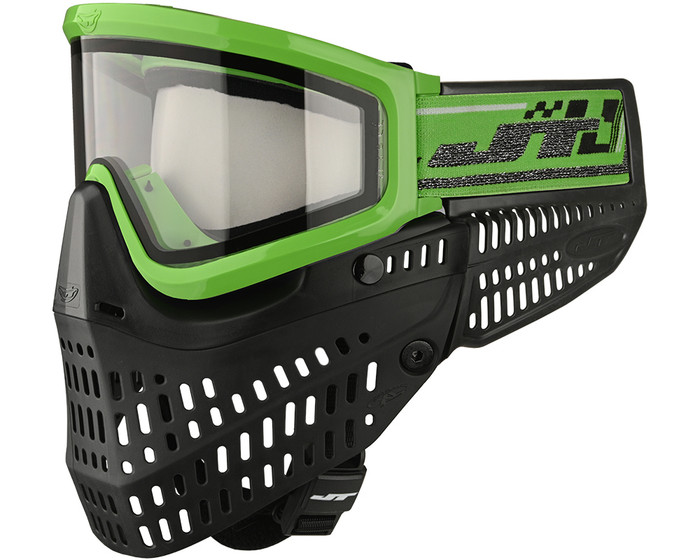 JT Paintball Mask - Build Your Own - ProFlex XL w/ QLS Frame - Lime