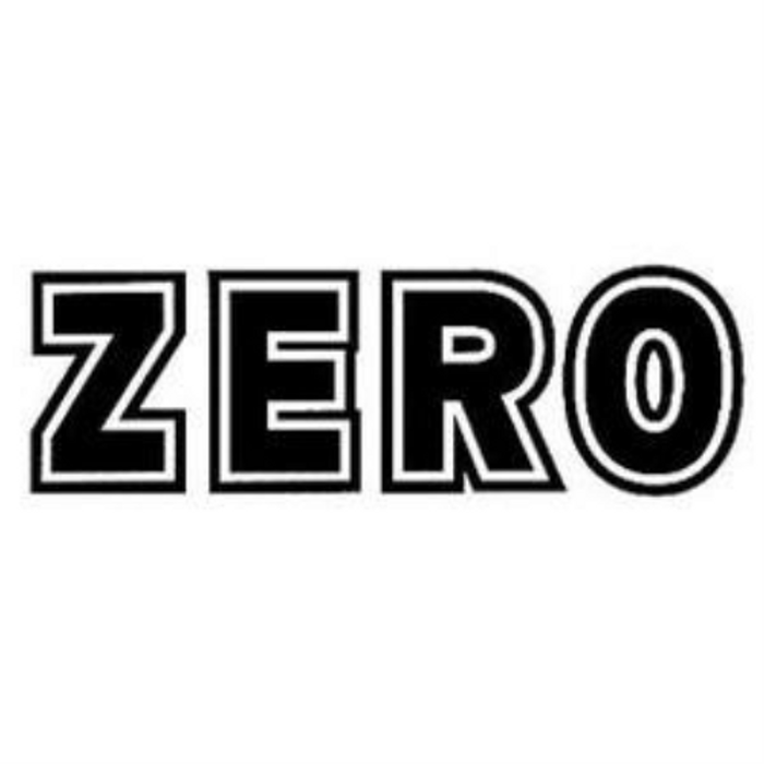 Zero Bold - Black - Sticker