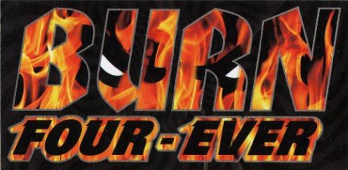 Spitfire Burn Four Ever Medium - Assorted - Sticker