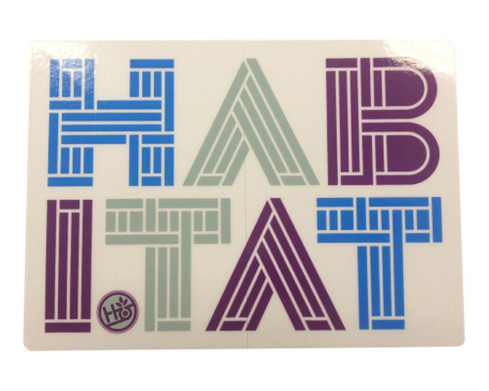 Habitat Linotype - Sticker