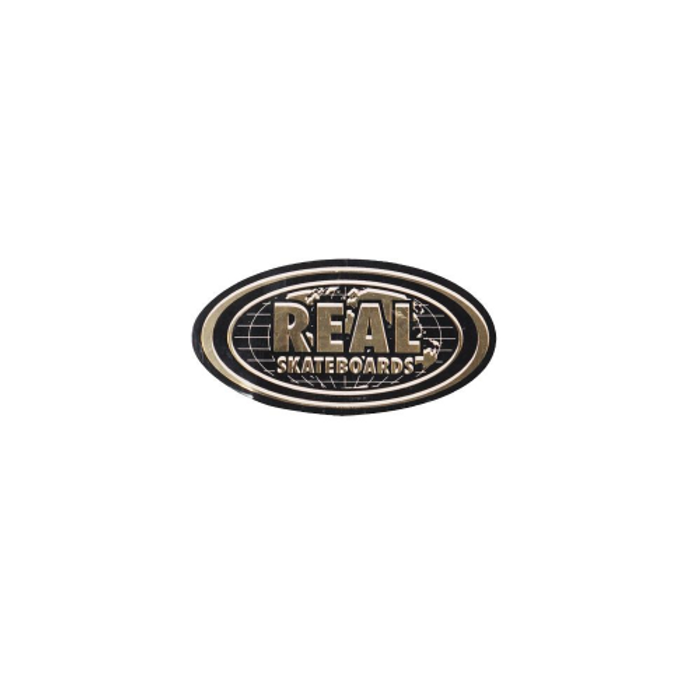 Real Bold World Oval Small - Sticker