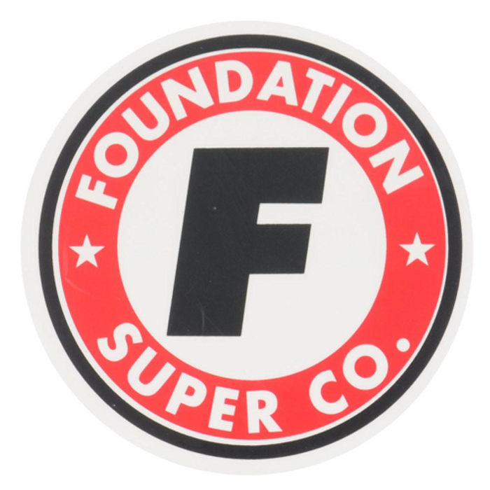 Foundation Super Co Circle F Medium - Assorted - Sticker