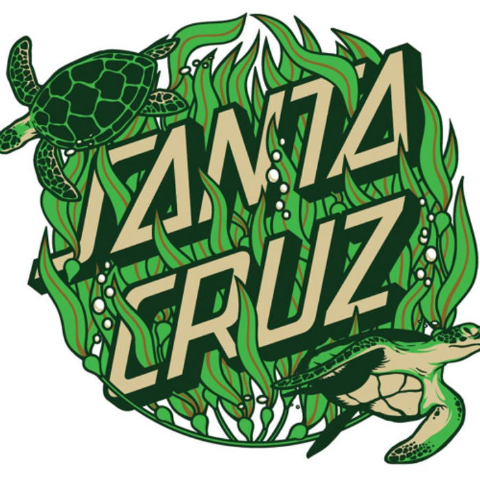 Santa Cruz Kelp Dot Decal - Green - 6in - Sticker