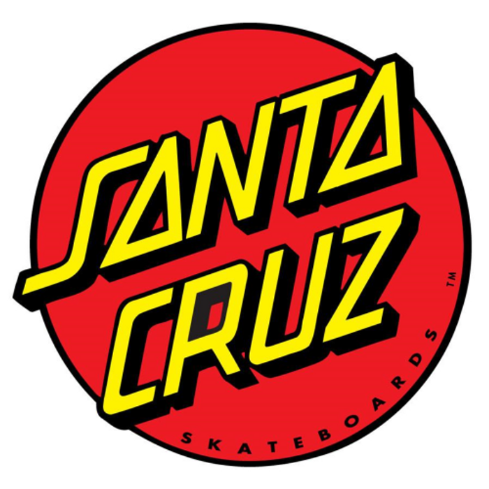 Santa Cruz Classic Dot Decal - Red - 20in - Sticker