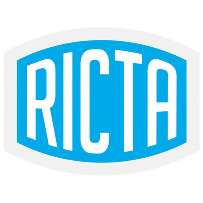 Ricta Clear Mylar Decal - Assorted Color - 2in x 1.5in - Sticker